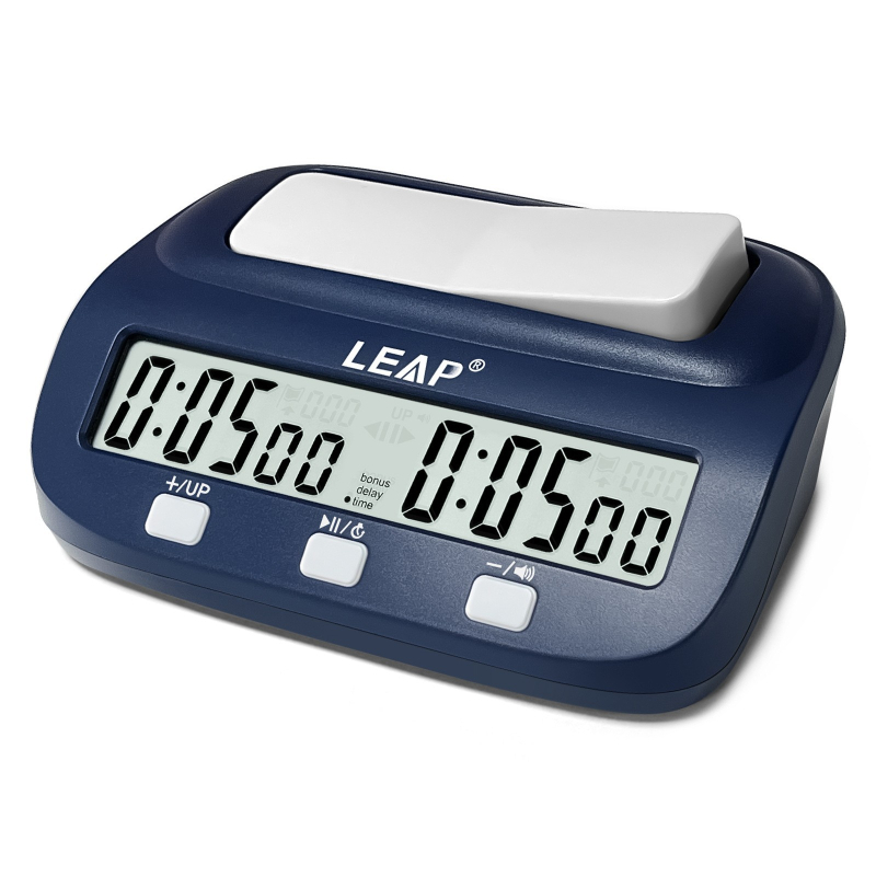 LEAP PQ9923 Elektronikus sakkóra ABS műanyag testtel, nemzetközi sakkóra és Go óra