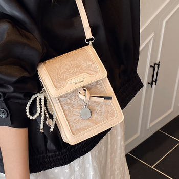 Ženska PU mala kvadratna crossbody torbica — minimalistički i luksuzan stil, s pretincem za telefon, ljeto 2025