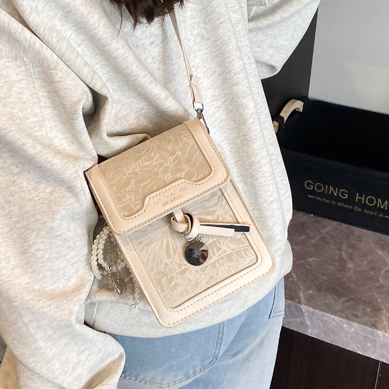 Ženska PU mala kvadratna crossbody torbica — minimalistički i luksuzan stil, s pretincem za telefon, ljeto 2025