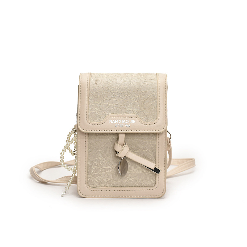 Ženska PU mala kvadratna crossbody torbica — minimalistički i luksuzan stil, s pretincem za telefon, ljeto 2025