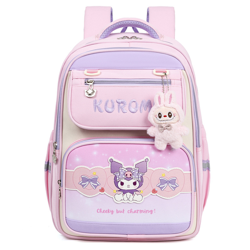 Lagani dječji ruksak s zaštitom leđa za 1-3. razred, unisex, Oxford platno, karikatura uzorak