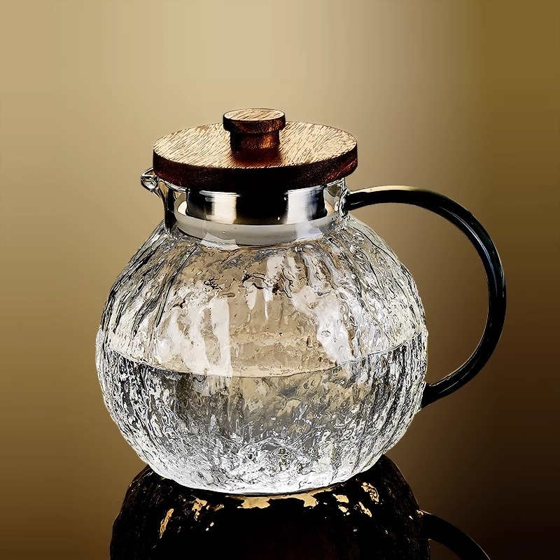 Carafă din sticlă pentru apă rece, rezistentă la temperaturi înalte, design modern minimalist, capacitate mare