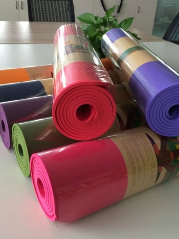 Joga prostirka od TPE, protuklizna i apsorpcija udaraca, različiti stilovi, 183×61 cm, 6 mm