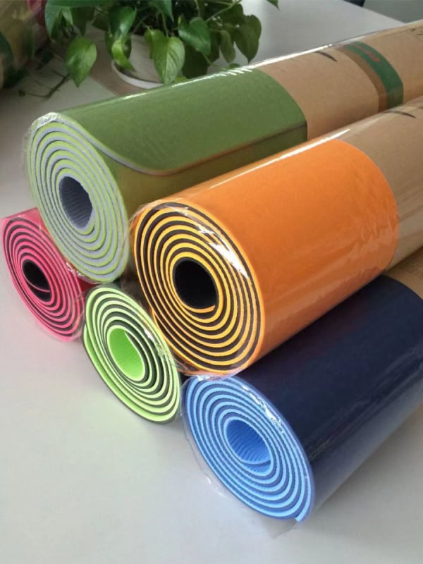 Joga prostirka od TPE, protuklizna i apsorpcija udaraca, različiti stilovi, 183×61 cm, 6 mm