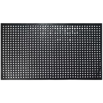 Covoraș din cauciuc perforat, antiderapant, pentru podele de atelier; absorbant la șocuri, rezistent la uzură, hidrofob; covoraș pentru colectarea spermei porcine.