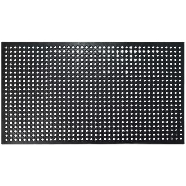 Covoraș din cauciuc perforat, antiderapant, pentru podele de atelier; absorbant la șocuri, rezistent la uzură, hidrofob; covoraș pentru colectarea spermei porcine.