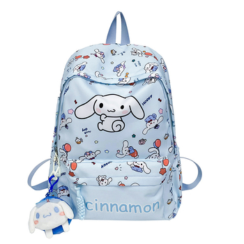 Novi stilizirani dječji ruksak za djevojčice s printom crtanih likova, velik kapacitet, izdržljiv nylon