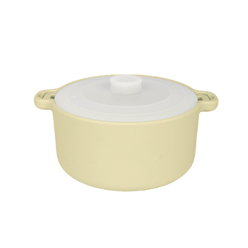 Castron din silicon pentru microunde cu abur, pentru orez și paste, cu capac, gătit cu reducere a grăsimilor