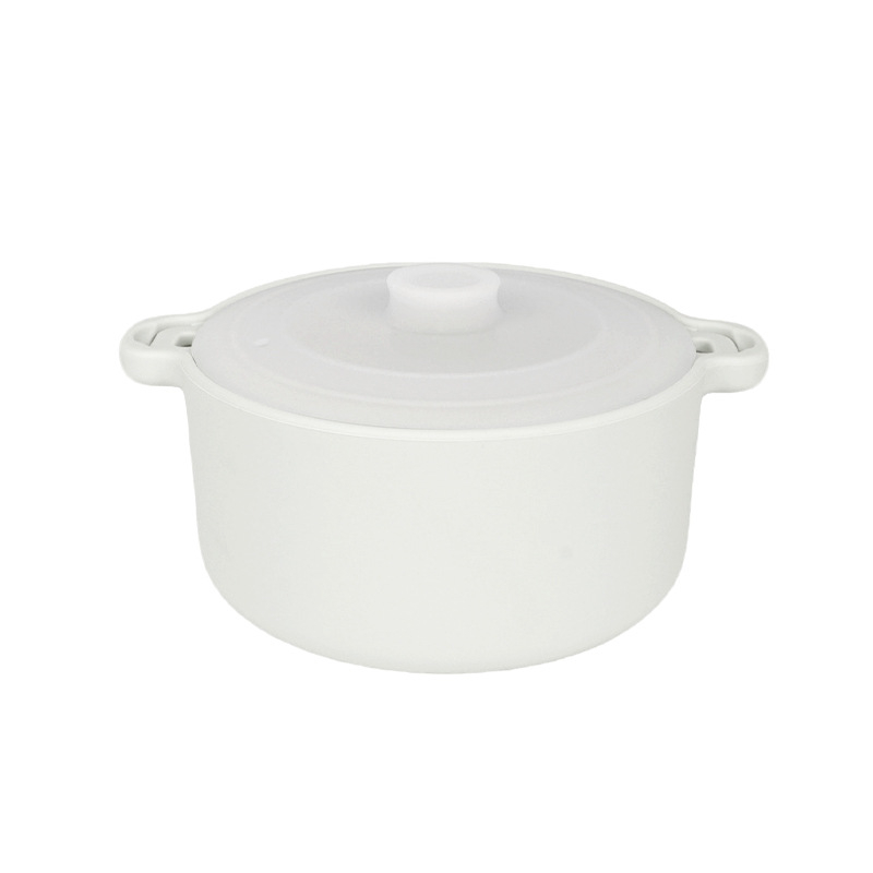 Castron din silicon pentru microunde cu abur, pentru orez și paste, cu capac, gătit cu reducere a grăsimilor