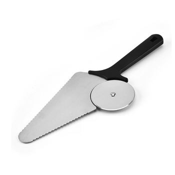 Cuțit de pizza din oțel inoxidabil cu roată, cuțit pentru tort și instrument de copt