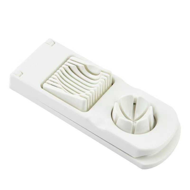 Tăietor de ouă din ABS pentru uz casnic, dispozitiv două în unu pentru tăierea ouălor decorative și separator de ouă, gadget de bucătărie