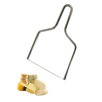 Unealtă de bucătărie din oțel inoxidabilă: tăietor pentru brânză, tăietor foie gras, dispozitiv auxiliar de stratificare, separator de ouă, tăietor de tofu și ustensile pentru coacere.