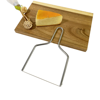 Unealtă de bucătărie din oțel inoxidabilă: tăietor pentru brânză, tăietor foie gras, dispozitiv auxiliar de stratificare, separator de ouă, tăietor de tofu și ustensile pentru coacere.