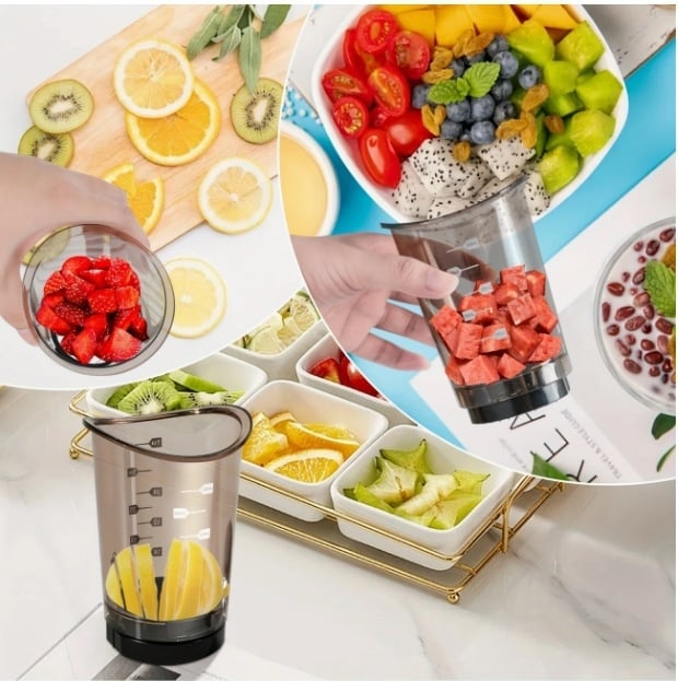 Divizor de fructe din oțel inoxidabil, unealtă de bucătărie pentru tăierea pepenilor în cuburi, design modern minimalist