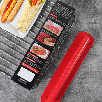 Noul instrument BBQ: tăietor pentru hot dog și cârnați, tăietor pentru șuncă și ouă, cu model diamant