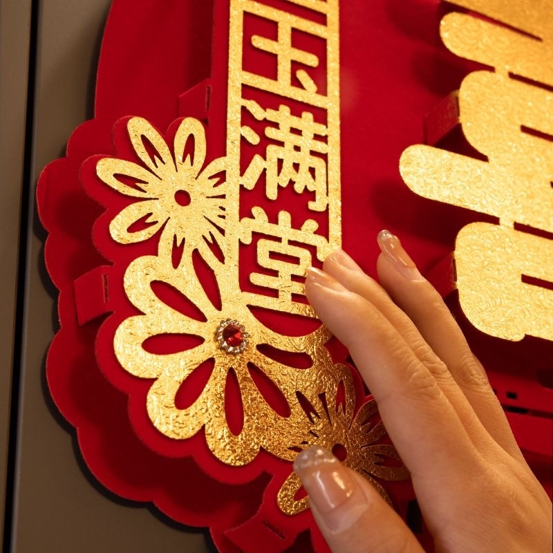 Decorațiune cu nod chinezesc pentru noua locuință, pandantiv noroc pentru living și intrare