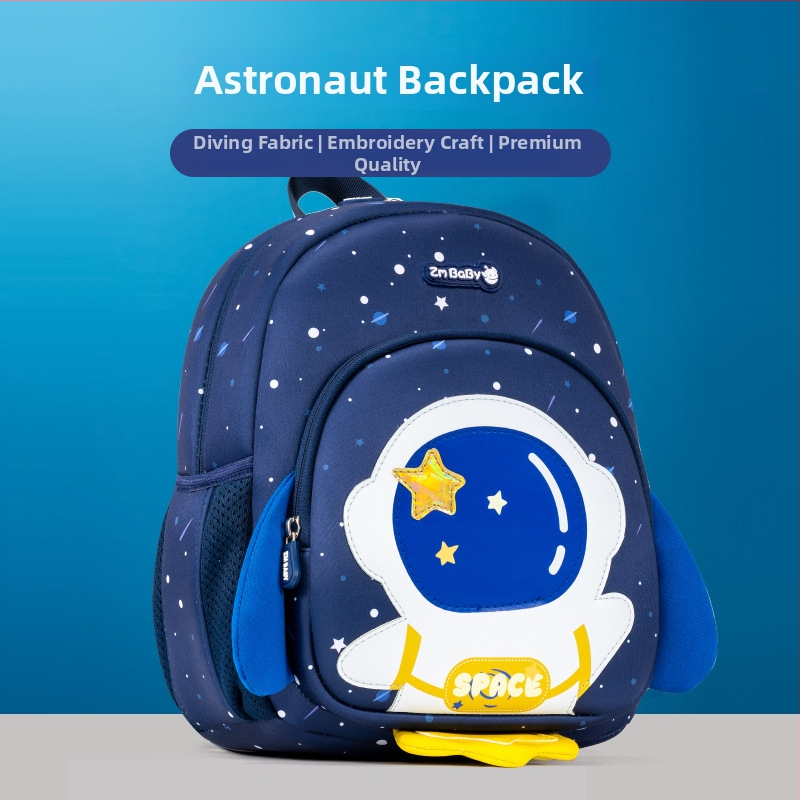 Sesame Baby Nový roztomilý batoh do škôlky s astronautom a vodítkom, unisex, pre deti 1–3 rokov