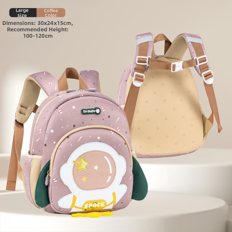 Sesame Baby Nový roztomilý batoh do škôlky s astronautom a vodítkom, unisex, pre deti 1–3 rokov