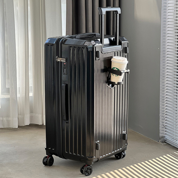 Pinghu Luggage 24-inčni PC otporan na padove kofer na kolica, 26-inčni kofer s pet kotača, 20-inčni ručni kofer s kombinacijskim zaključavanjem