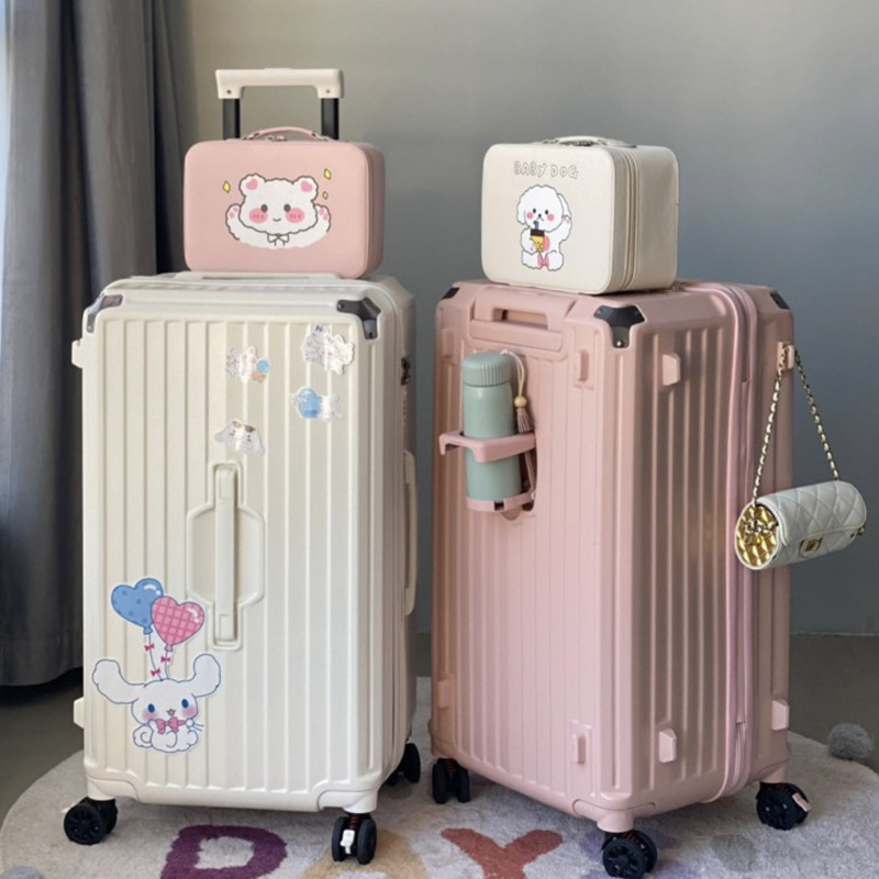 Pinghu Luggage 24-inčni PC otporan na padove kofer na kolica, 26-inčni kofer s pet kotača, 20-inčni ručni kofer s kombinacijskim zaključavanjem
