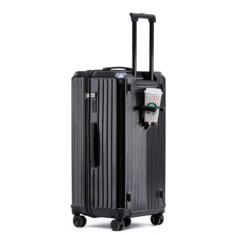 Pinghu Luggage 24-inčni PC otporan na padove kofer na kolica, 26-inčni kofer s pet kotača, 20-inčni ručni kofer s kombinacijskim zaključavanjem