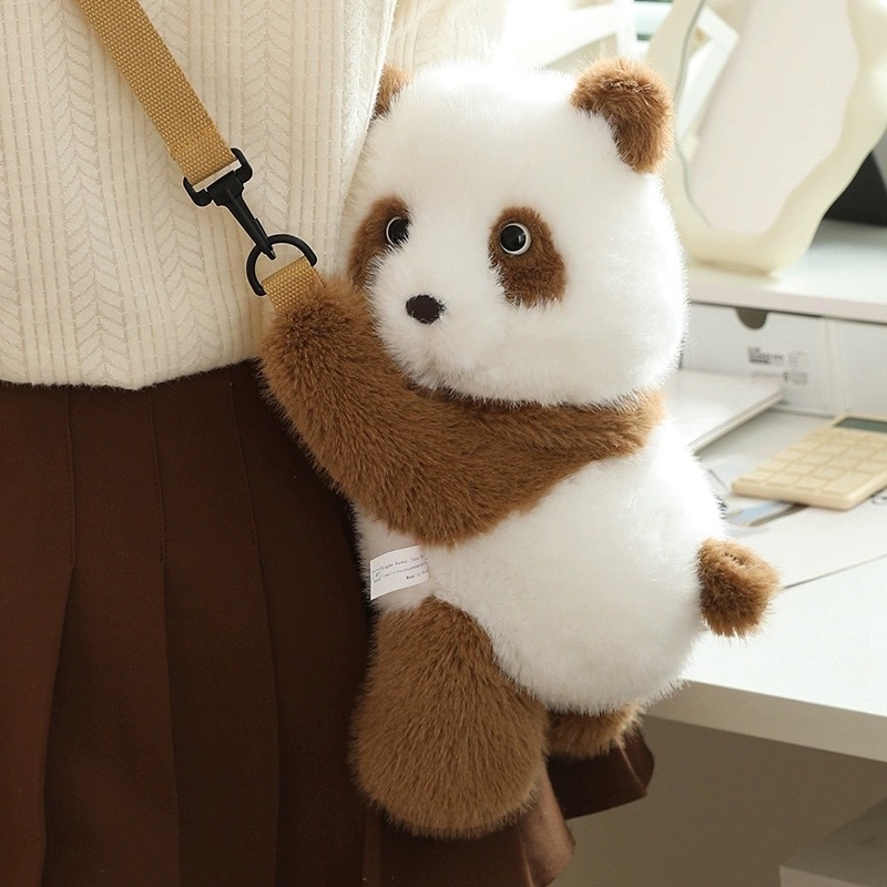 Slatka pliš torbica s lisicom, crossbody torba s Huskim, pliš Panda i plišani medo – dječji poklon