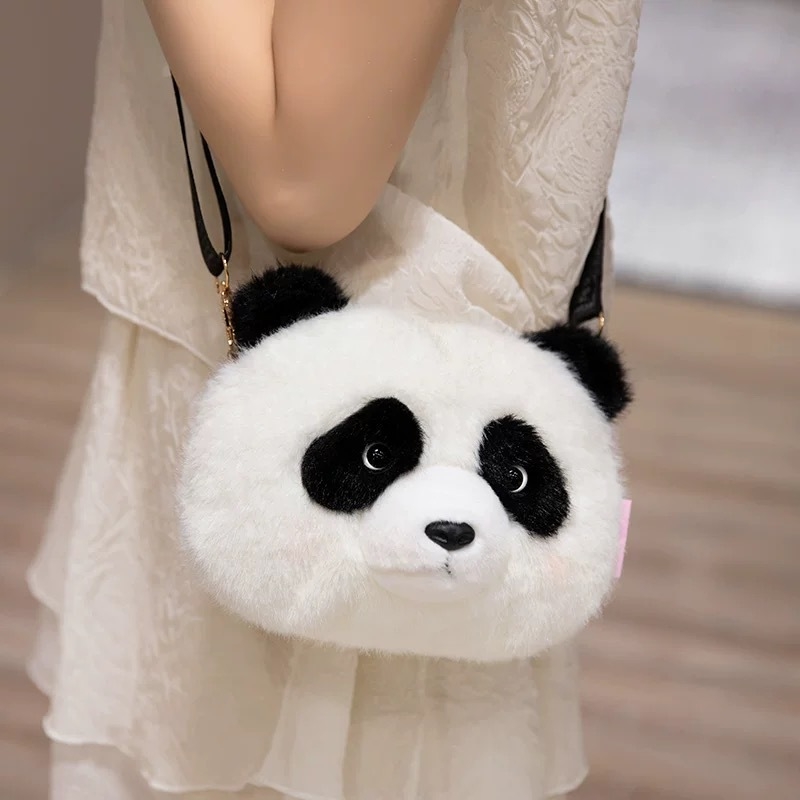 Slatka pliš torbica s lisicom, crossbody torba s Huskim, pliš Panda i plišani medo – dječji poklon