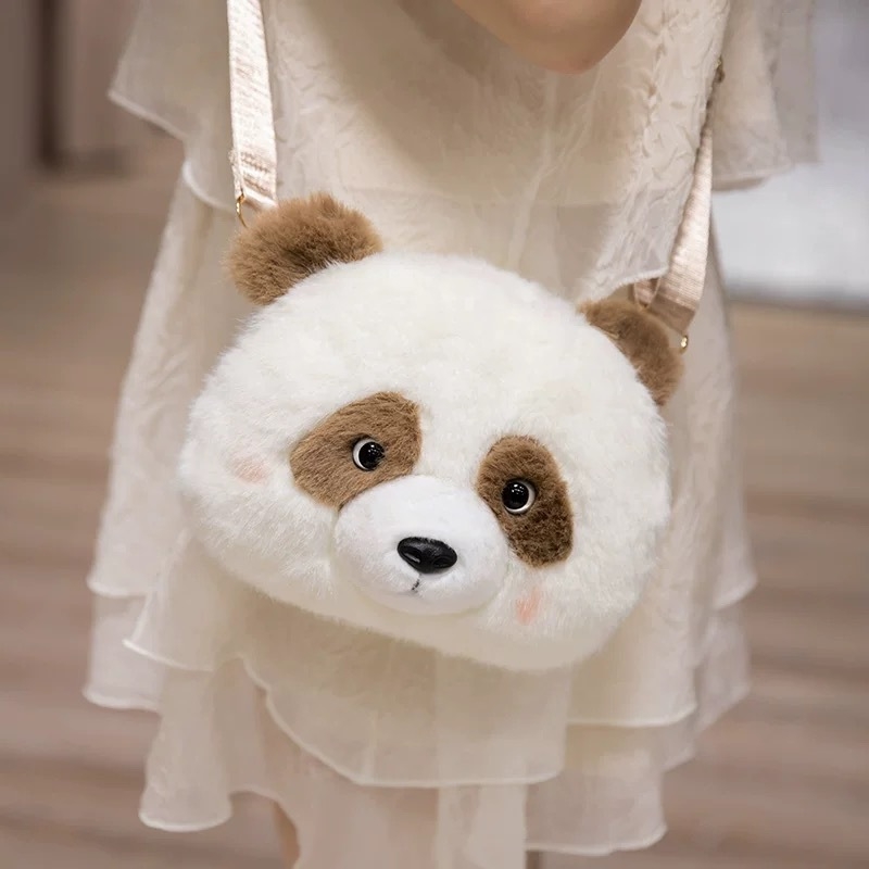 Slatka pliš torbica s lisicom, crossbody torba s Huskim, pliš Panda i plišani medo – dječji poklon