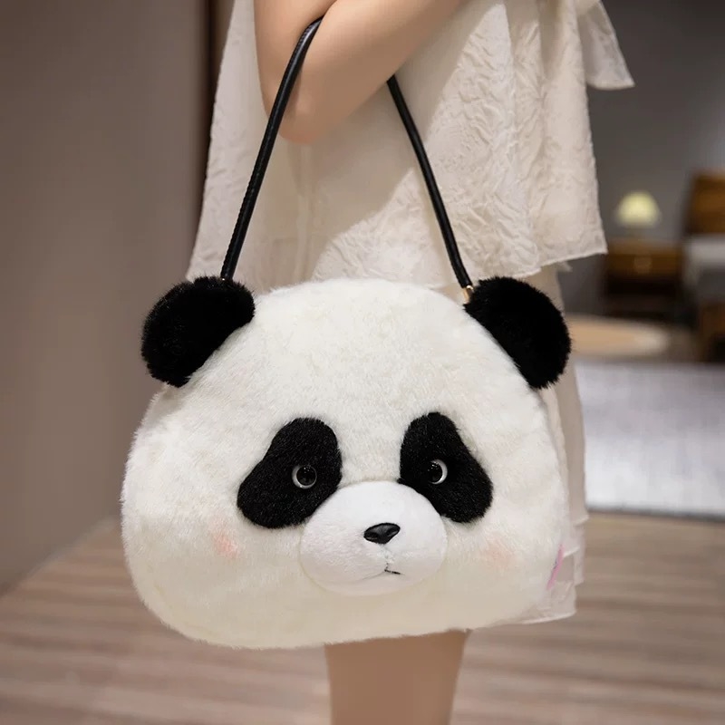 Slatka pliš torbica s lisicom, crossbody torba s Huskim, pliš Panda i plišani medo – dječji poklon