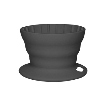 Cană de cafea din silicon pliabilă cu filtru pentru cafea, pentru preparare manuală, camping în aer liber
