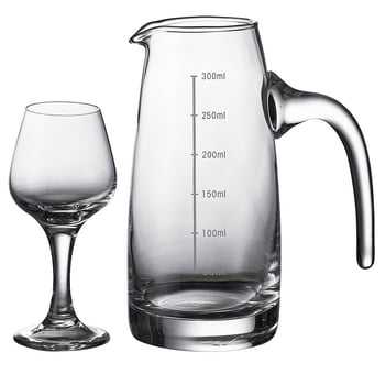 Ποτήρι γευσιγνωσίας σε σχήμα τουλίπας, 50 ml, κρύσταλλο γυαλί, με μακρύ πόδι
