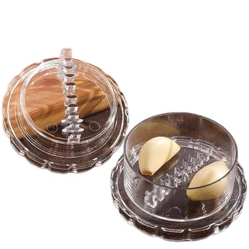 Presă de usturoi, zdrobitor de usturoi, tăietor de usturoi - set de ustensile pentru bucătărie