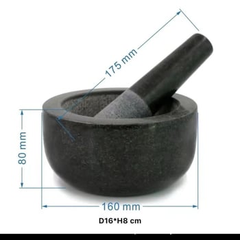 Moară de piatră din granit pentru usturoi, presă de usturoi și zdrobitor multifuncțional pentru cartofi