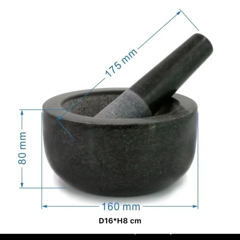 Moară de piatră din granit pentru usturoi, presă de usturoi și zdrobitor multifuncțional pentru cartofi
