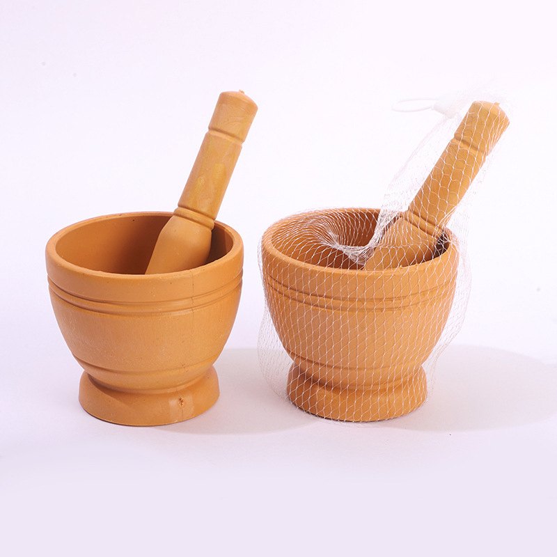 Takachuan Set presă de usturoi și mojar – design modern din plastic pentru zdrobire și preparare pastă de usturoi