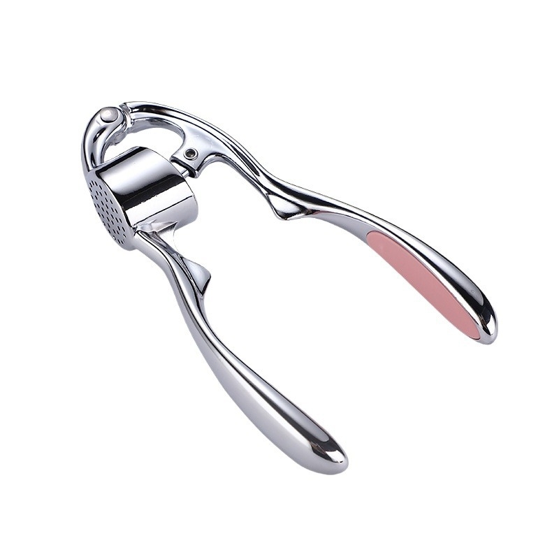 Presa de usturoi din aliaj de zinc cu curățător de usturoi, aparat de bucătărie manual