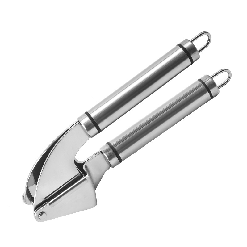 Presă de usturoi din oțel inoxidabil 304, presă manuală pentru zdrobirea usturoiului, gadget de bucătărie creativ