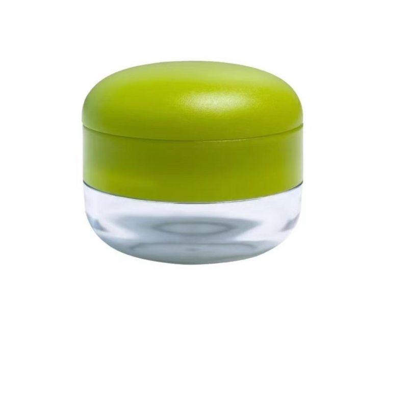 Presă de usturoi mini, zdrobitor — ABS, instrument multifuncțional de bucătărie, 6×7 cm, design modern minimalist.