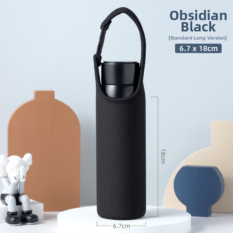 Univerzálny izolačný obal na sklenenú šálku čaju Thermos, ochranná taška s popruhom cez telo