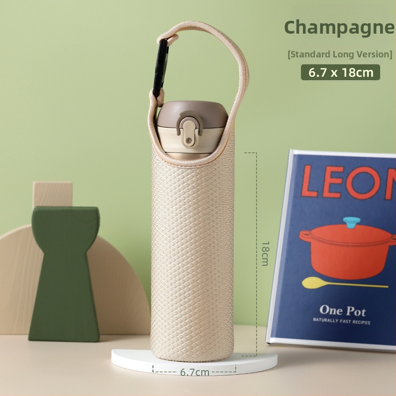 Univerzálny izolačný obal na sklenenú šálku čaju Thermos, ochranná taška s popruhom cez telo