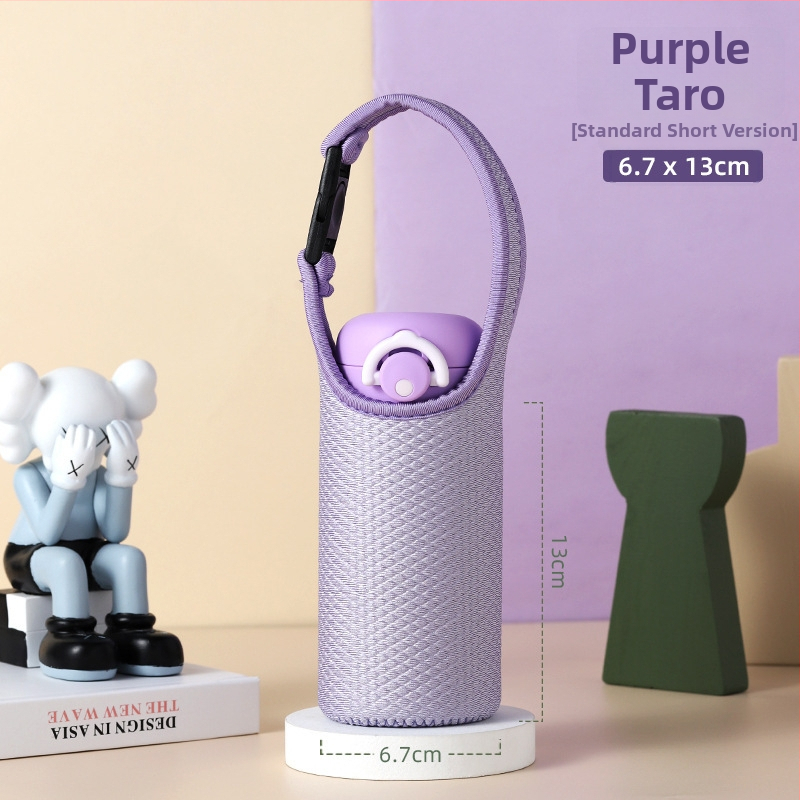 Univerzálny izolačný obal na sklenenú šálku čaju Thermos, ochranná taška s popruhom cez telo