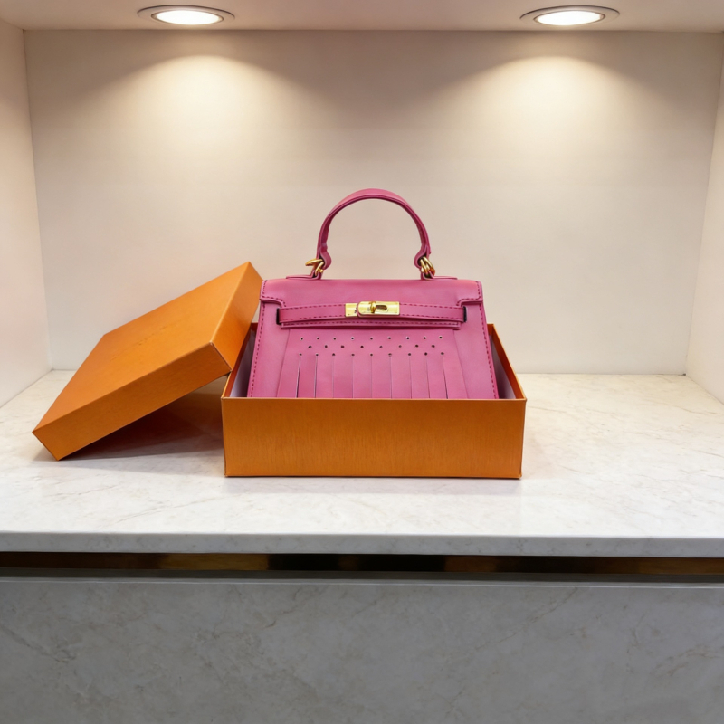 Ženska Kelly torba, korejski stil, 2025 jesen-zima, torba s kutijom, za rame i crossbody