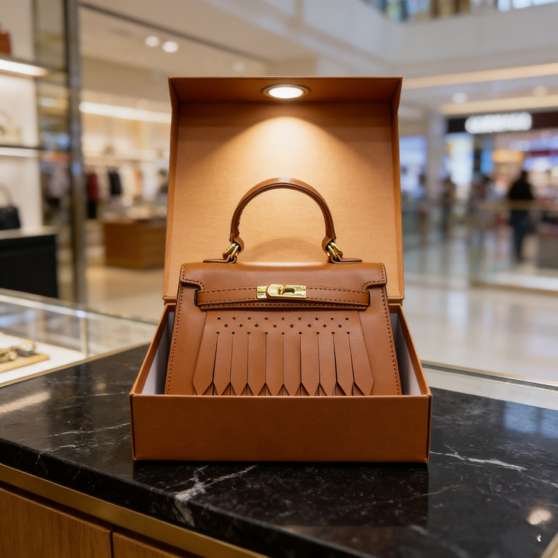Ženska Kelly torba, korejski stil, 2025 jesen-zima, torba s kutijom, za rame i crossbody