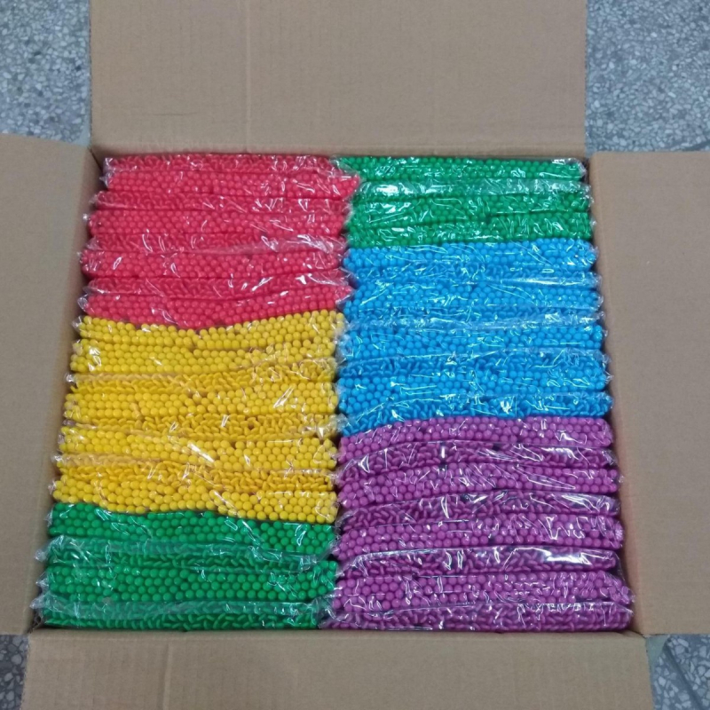 Fenar LED din hârtie pentru Festivalul Primăverii, DIY, cu mâner din plastic și tijă LED, formă ovală