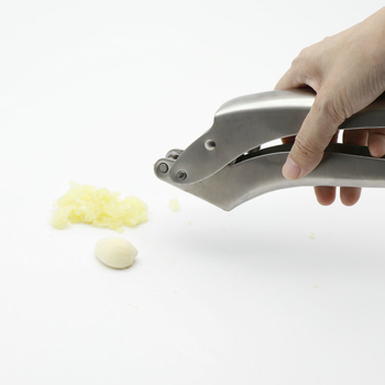 Presă de usturoi manuală din oțel inoxidabil 304, detașabilă, zdrobitor creativ de usturoi, instrument de bucătărie