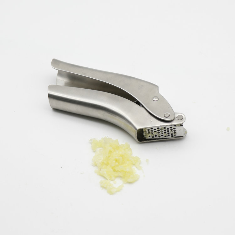 Presă de usturoi manuală din oțel inoxidabil 304, detașabilă, zdrobitor creativ de usturoi, instrument de bucătărie
