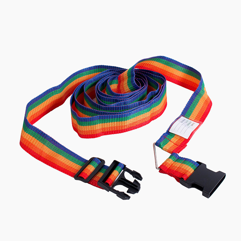 Curele de bagaje din nylon, 5 cm x 4,2 m, curele încrucișate pentru fixare sigură a valizelor
