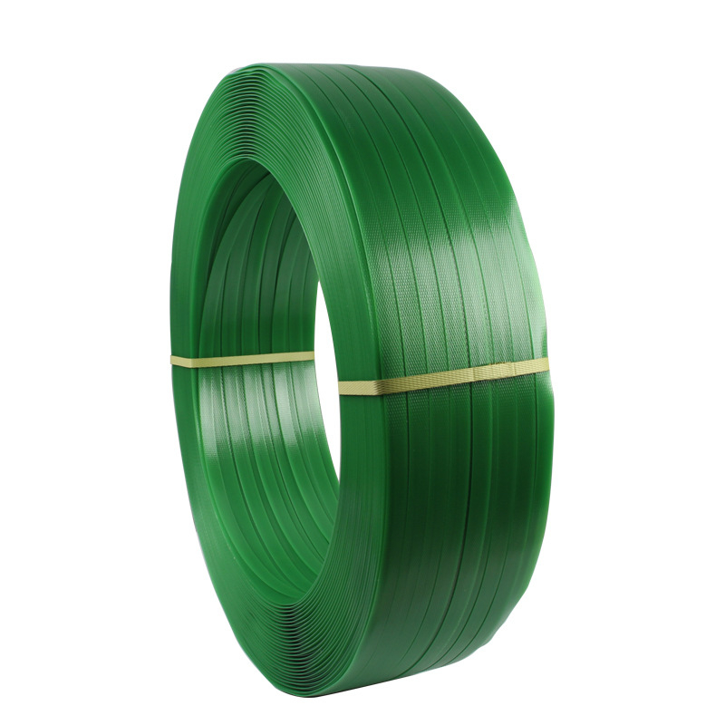Bandă PET pentru ambalare 1608, curea verde din plastic-otel realizată manual (1606/1607/1608)