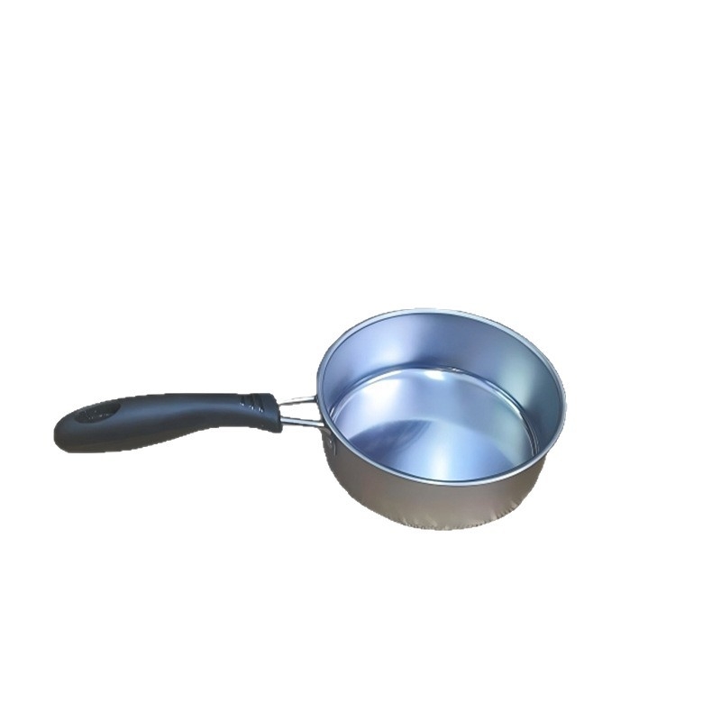 Set de tigăni din oțel inoxidabil 304, fără strat, antiaderent, cu mâner din lemn, protecție împotriva arderii, tigăni pătrate pentru ouă, care pot fi stivuite