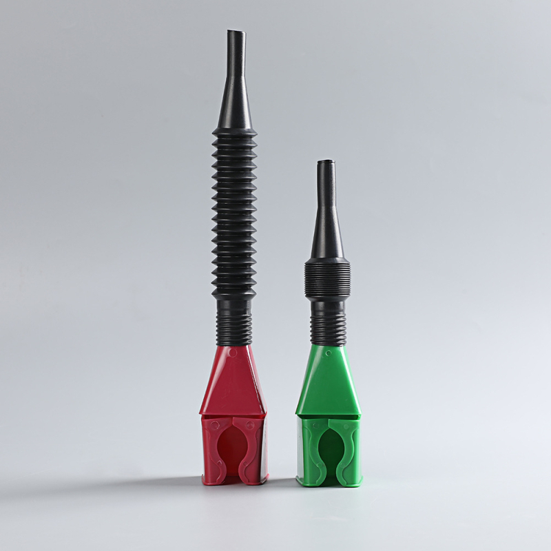 Funnel de benzină pentru motocicletă, din plastic, portabil, pliabil, cu furtun telescopic și con bayonet